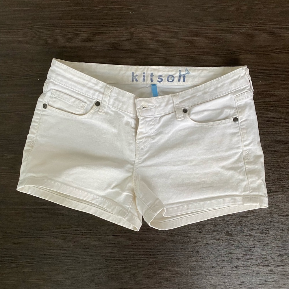 White Kitson Shorts - Size 29